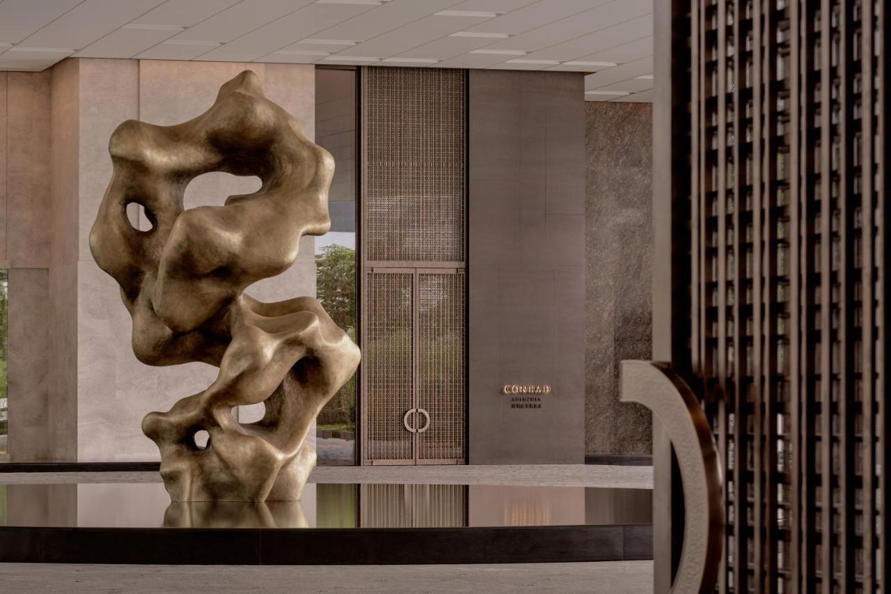 Conrad Shenzhen, The First Art Museum Hotel In Greater Bay Area With The Stunning Bay And Sunset View In The Hotel Terrace 외부 사진