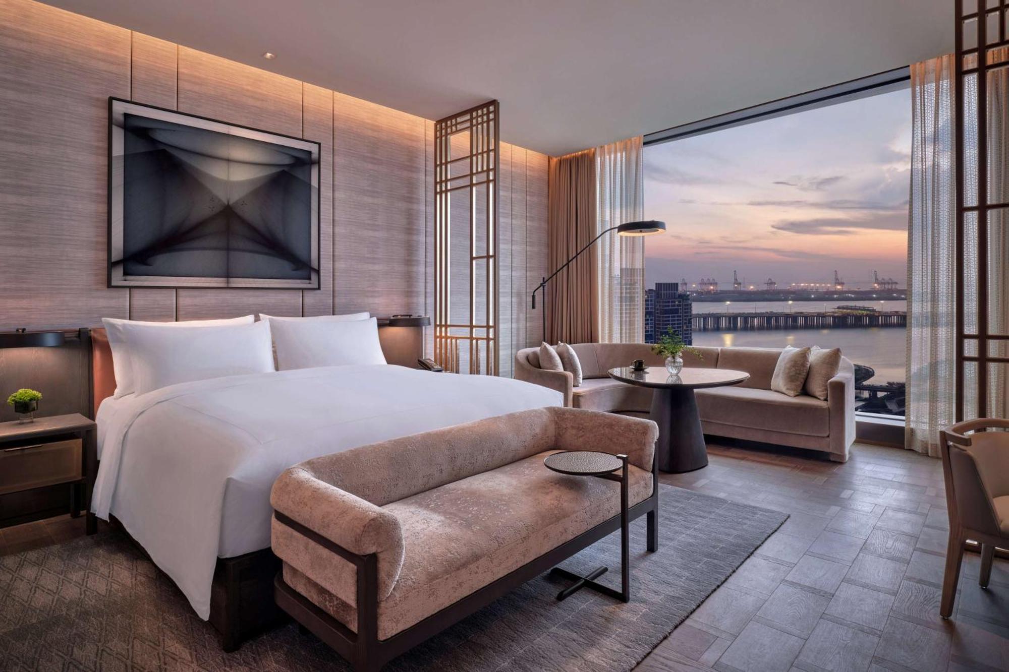 Conrad Shenzhen, The First Art Museum Hotel In Greater Bay Area With The Stunning Bay And Sunset View In The Hotel Terrace 외부 사진