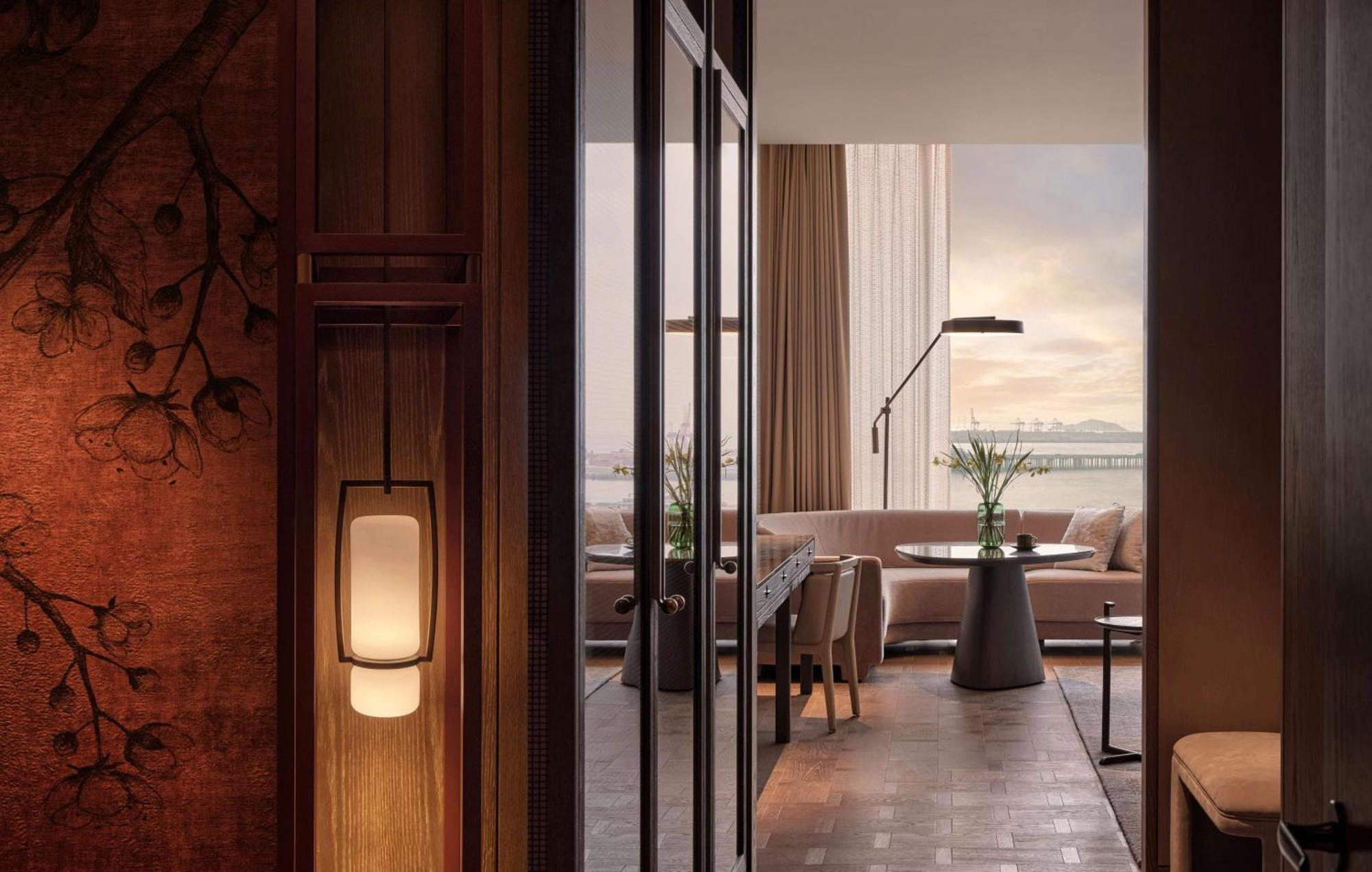 Conrad Shenzhen, The First Art Museum Hotel In Greater Bay Area With The Stunning Bay And Sunset View In The Hotel Terrace 외부 사진