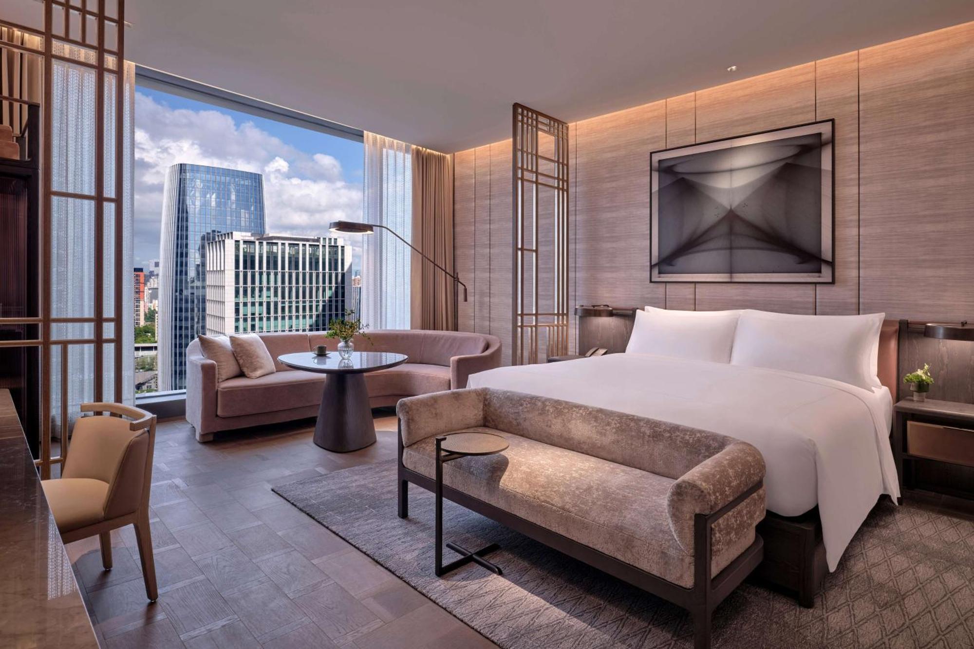 Conrad Shenzhen, The First Art Museum Hotel In Greater Bay Area With The Stunning Bay And Sunset View In The Hotel Terrace 외부 사진