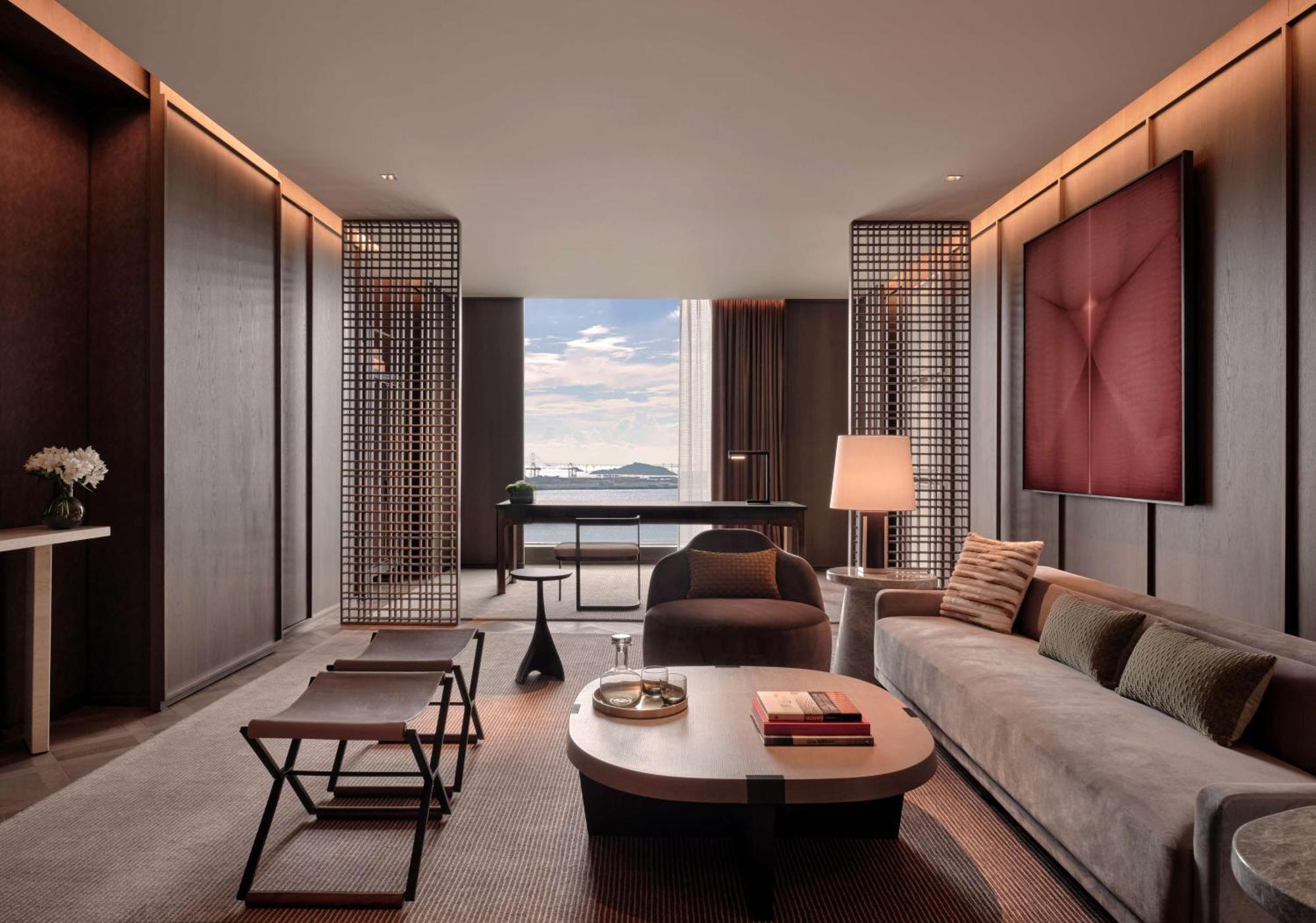 Conrad Shenzhen, The First Art Museum Hotel In Greater Bay Area With The Stunning Bay And Sunset View In The Hotel Terrace 외부 사진