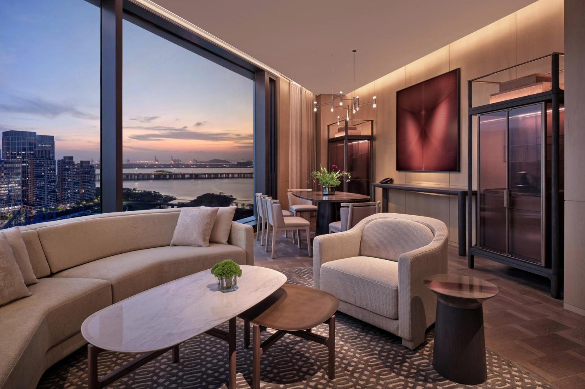 Conrad Shenzhen, The First Art Museum Hotel In Greater Bay Area With The Stunning Bay And Sunset View In The Hotel Terrace 외부 사진